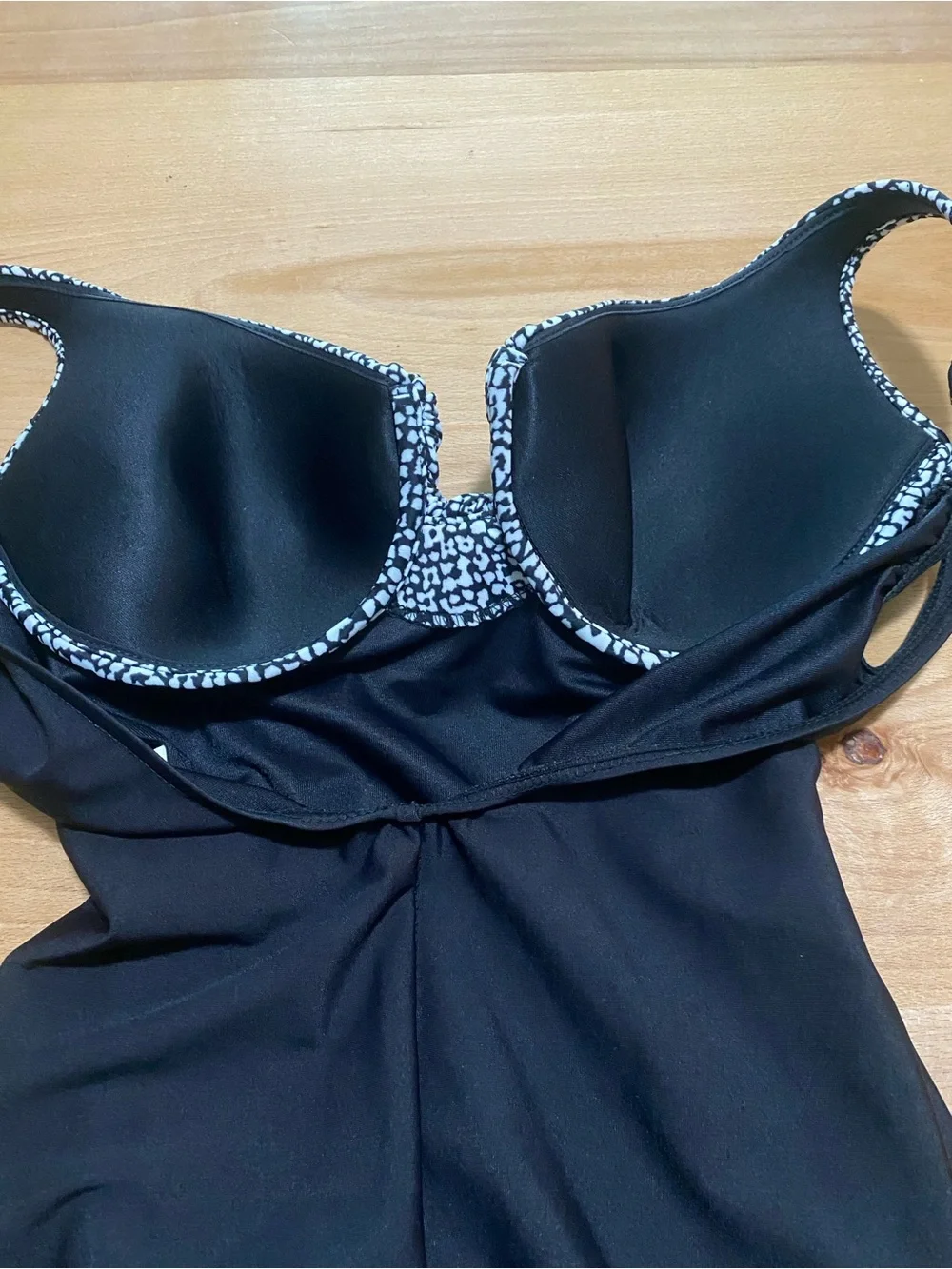 Miraclesuit Black and White One-Piece Swimsuit
